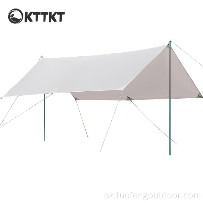 Açıq yağış və günəşdən qorunma altıbucaqlı kvadrat kanop